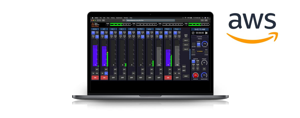Telos Alliance Completes AWS Foundational Technical Review for Axia® Altus Virtual Mixing Console